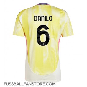 Juventus Danilo Luiz #6 Replik Auswärtstrikot 2024-25 Kurzarm